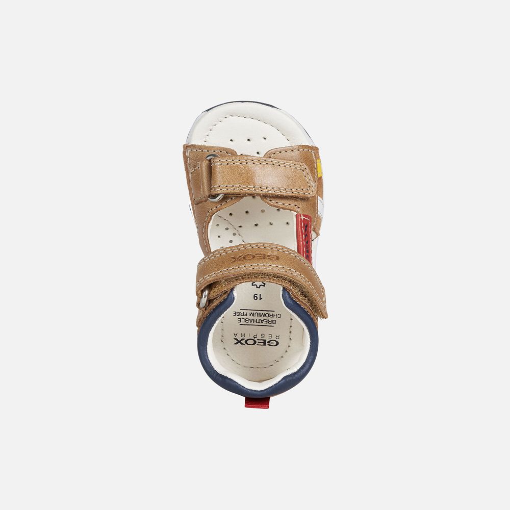 Geox Bebek Sandalet Kahverengi - Tapuz Boy - GYM-029478